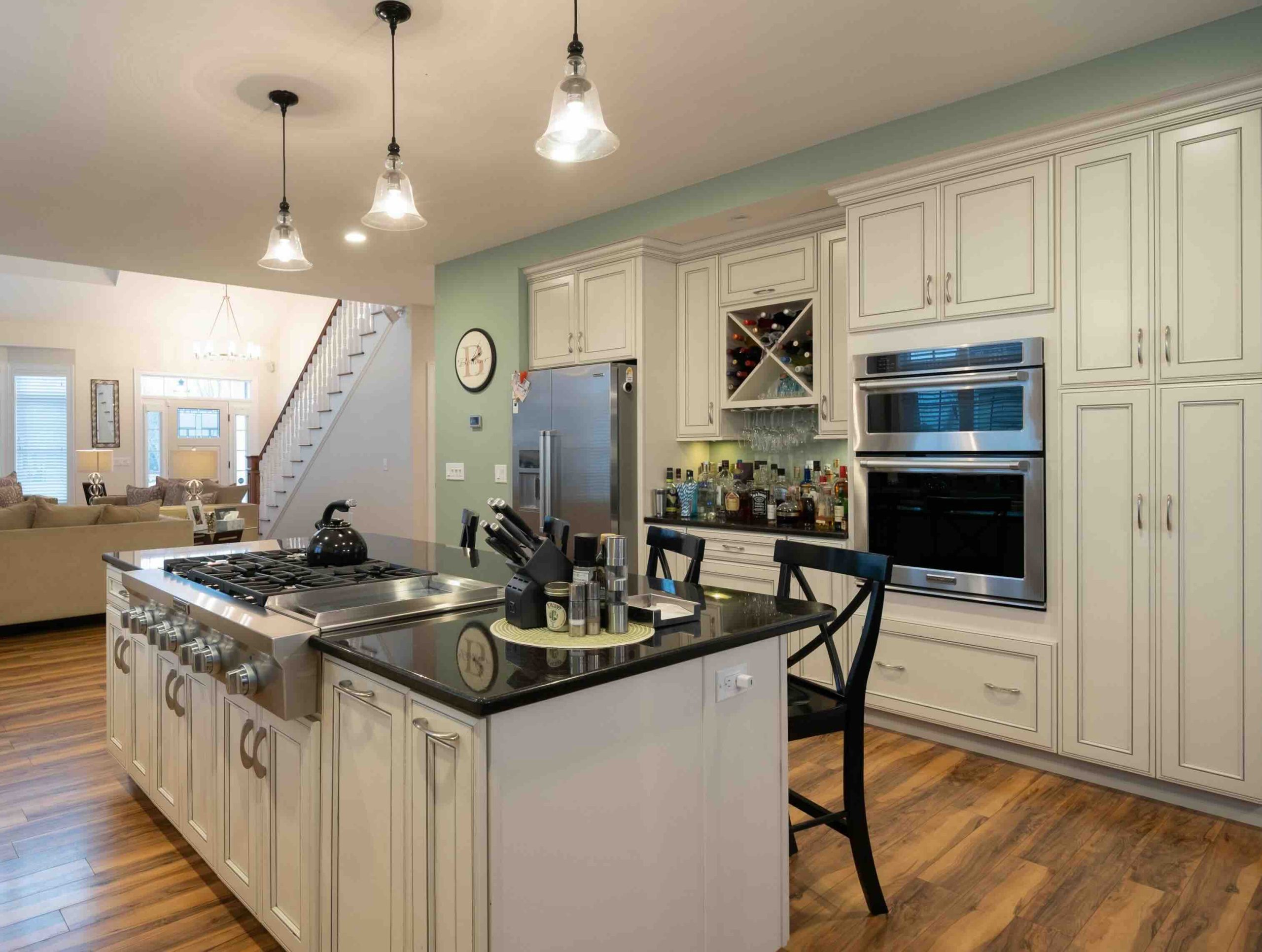A photo of a kitchen following a remodel project in Valdosta, Ga.